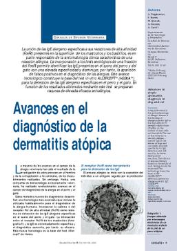 Avances en el diagnóstico de la dermatitis atópica